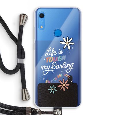 Tough Life: Huawei Y6s Transparant Hoesje met koord