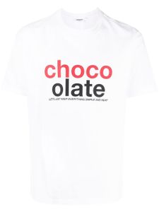 CHOCOOLATE t-shirt en coton à imprimé graphique - Blanc