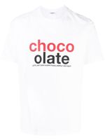 CHOCOOLATE t-shirt en coton à imprimé graphique - Blanc - thumbnail