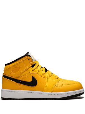 Jordan Kids baskets Air Jordan 1 Mid - Jaune