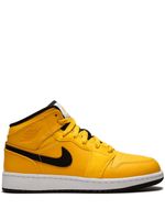 Jordan Kids baskets Air Jordan 1 Mid - Jaune Jordan Kids baskets Air Jordan 1 Mid - Jaune