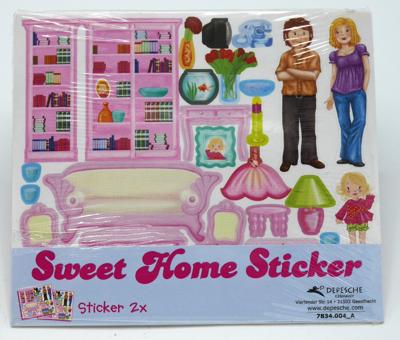 Van Der Doelen Topmodel sweet home stickers 2 velletjes - sw10438