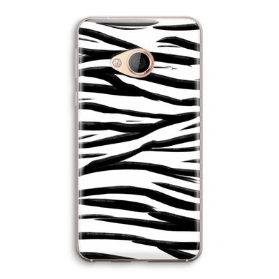 Zebra pattern: HTC U Play Transparant Hoesje
