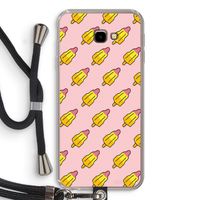 Waterijsjes: Samsung Galaxy J4 Plus Transparant Hoesje met koord