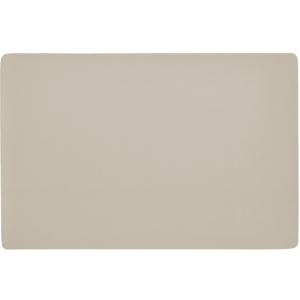 Zeller placemats lederlook - 1x - 45 x 30 cm - creme wit - vegan leer - tafel onderleggers