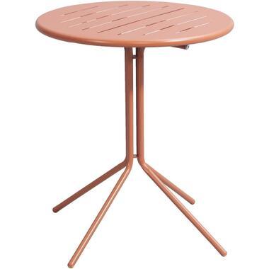 Bistrotafel Vence - terra - 70xØ60 cm - Leen Bakker
