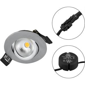 EVN S061502 S061502 LED-inbouwlamp LED 6 W Chroom