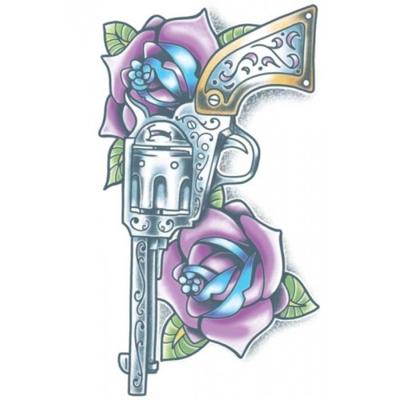 Tattoo Day of the dead pistola