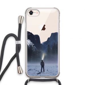 Wanderlust: iPhone 7 Transparant Hoesje met koord