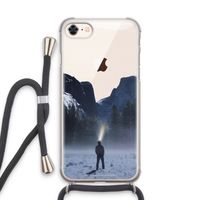 Wanderlust: iPhone 7 Transparant Hoesje met koord