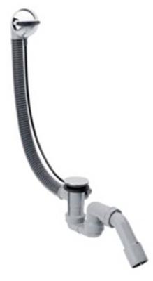 Hansgrohe Flexaplus E badafvoercombinatie standaard bad chroom