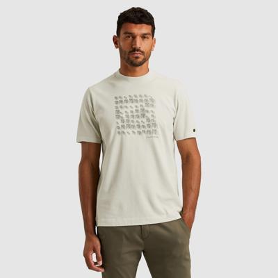 Cast Iron Regular Fit Single Jersey Ctss2510575 Print T-shirts 9001 Vaporous Gray