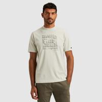 Cast Iron Regular Fit Single Jersey Ctss2510575 Print T-shirts 9001 Vaporous Gray