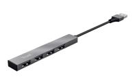 Trust Halyx Aluminium 4-Port Mini USB Hub usb-hub - thumbnail