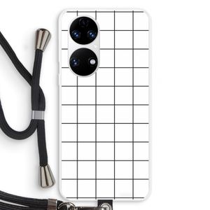 Rooster: Huawei P50 Transparant Hoesje met koord