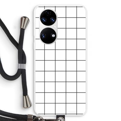 Rooster: Huawei P50 Transparant Hoesje met koord