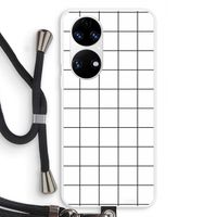 Rooster: Huawei P50 Transparant Hoesje met koord