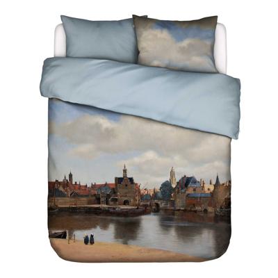 Dekbedovertrek View on Delft blue tweepersoons Dekbedovertrek View on Delft blue tweepersoons