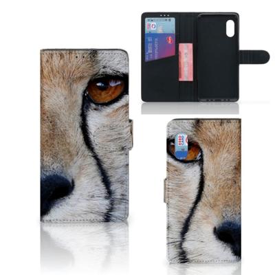 Samsung Xcover Pro | Telefoonhoesje | Met pasjeshouder | Cheetah