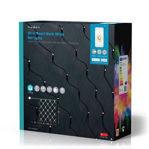 Nedis SmartLife Decoratieve LED | Wi-Fi | 400 LED's | 3 x 3 m | 1 stuks - WIFILXN01W400 WIFILXN01W400