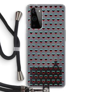 Hartjes: OnePlus 9 Pro Transparant Hoesje met koord