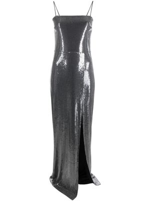 ROTATE BIRGER CHRISTENSEN robe longue à sequins - Noir