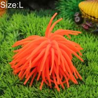 3 STKS aquarium artikelen decoratie TPR simulatie zee-egels bal koraal grootte: L diameter: 13cm (oranje) 3 STKS aquarium artikelen decoratie TPR simulatie zee-egels bal koraal grootte: L diameter: 13cm (oranje)