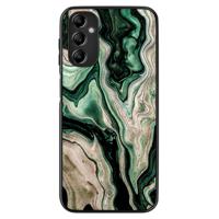 Samsung Galaxy A14 hoesje - Green waves - thumbnail