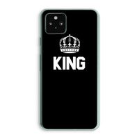 King zwart: Google Pixel 5a 5G Transparant Hoesje