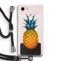 Grote ananas: Pixel 3 Transparant Hoesje met koord