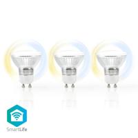 Nedis wifilw30crgu10 wi-fi smart led-lamp warm tot koel wit gu10 3-pack Nedis wifilw30crgu10 wi-fi smart led-lamp warm tot koel wit gu10 3-pack