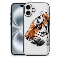 Kleurrijke Telefoonhoesje iPhone 16 Plus Watercolor Tiger