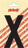 Plakletter Nobel Sticker zwarte letter X Pickup - Pickup