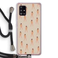 You're so golden: Samsung Galaxy A51 5G Transparant Hoesje met koord