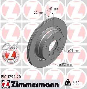 Remschijf Coat Z 150129220