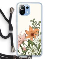 Floral bouquet: Xiaomi Mi 11 Lite Transparant Hoesje met koord