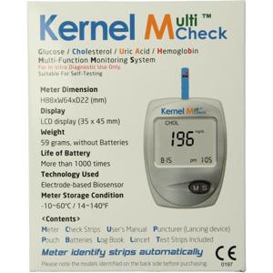 Testjezelf.nu Multicheck plus meter HB Glucose Cholesterol