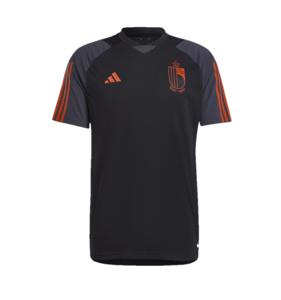 België Trainingsshirt Junior Black/Red - Maat 176 - Kleur: Zwart | Soccerfanshop