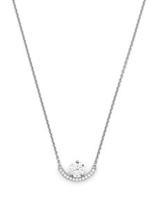 Loyal.e Paris collier en or blanc 18ct recyclé pavé de diamants - Argent