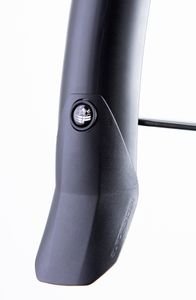 Euro Spatbordset 28" lampo 58 mm breed - mat zwart