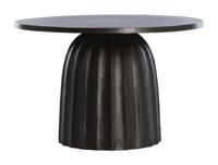 Light & Living Ronde Bijzettafel 'Veglia' 60cm, kleur Donkerbruin