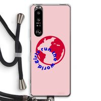 Run The World: Sony Xperia 1 III Transparant Hoesje met koord