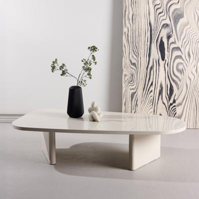Nohr Organische Salontafel 'Jenea' MDF, 130 x 65cm, kleur Beige