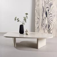 Nohr Organische Salontafel 'Jenea' MDF, 130 x 65cm, kleur Beige