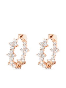 Anita Ko anneaux Vivi Eternity en or rose 18ct serti de diamants