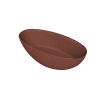 Vrijstaand Ligbad Arcqua Ica 170x80 Mat Terracotta Arcqua