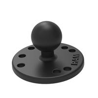 RAM-B-202U 2.5 inch Composite Round Base met AMPs Hole Pattern & 1 inch Ball
