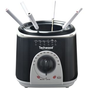 Techwood TFF-86 friteuse Enkel 1 l Vrijstaand 950 W Frituurpan Zwart, Grijs