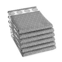 6x DDDDD theedoek lace 60x65cm grey