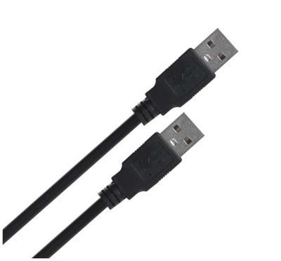 Lanberg CA-USBA-20CU-0010-BK USB-kabel 1m 2.0 USB A Zwart